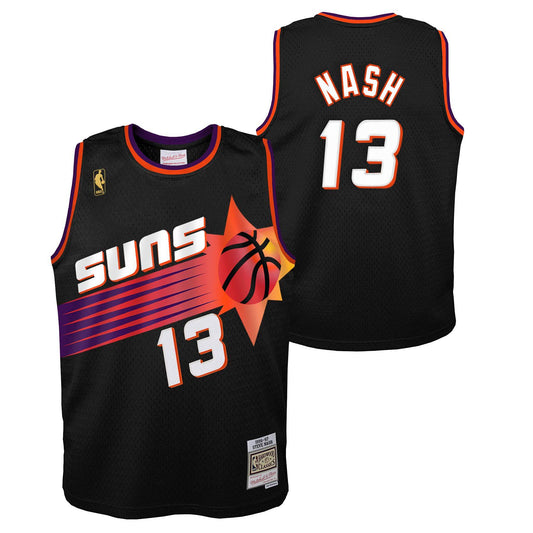 Youth Phoenix Suns Steve Nash Mitchell & Ness Black 1996-97 Hardwood Classics Swingman Jersey - Pro Jersey Sports