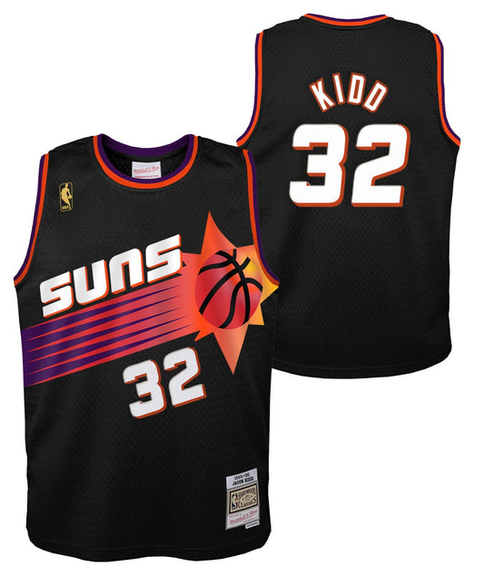 Youth Phoenix Suns Jason Kidd Mitchell & Ness Black 1996-97 Hardwood Classics Swingman Jersey - Pro Jersey Sports