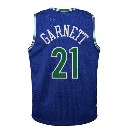 Youth Minnesota Timberwolves Kevin Garnett Mitchell & Ness Blue 1995-96 Hardwood Classics Swingman Jersey - Pro Jersey Sports