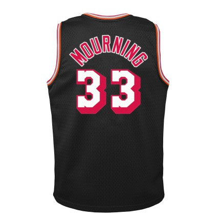 Youth Miami Heat Alonzo Mourning Mitchell & Ness Black 1996-97 Hardwood Classics Jersey - Pro Jersey Sports