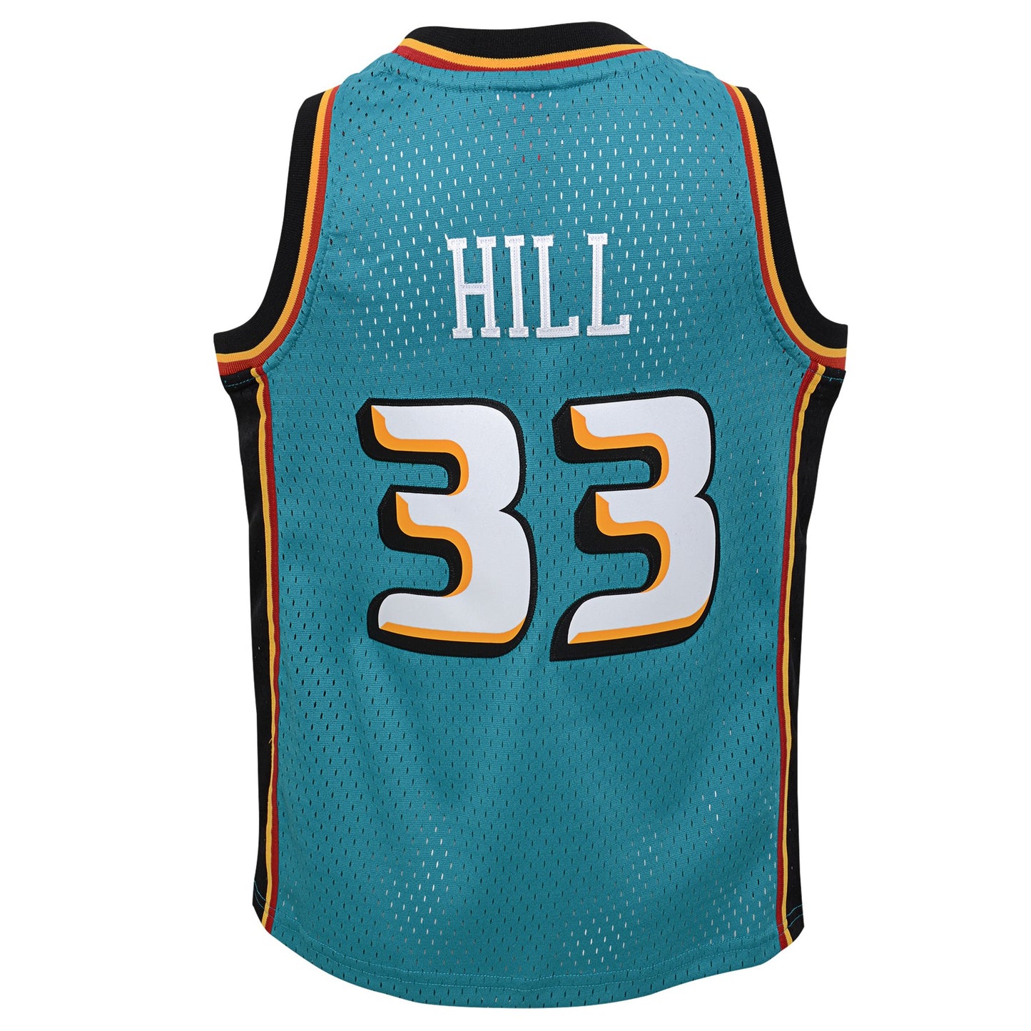 Youth Detroit Pistons Grant Hill Mitchell & Ness Teal 1998-99 Hardwood Classics Swingman Jersey - Pro Jersey Sports