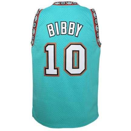 Youth Vancouver Grizzlies Mike Bibby Mitchell & Ness Teal 1998-99 Hardwood Classics Swingman Jersey - Pro Jersey Sports