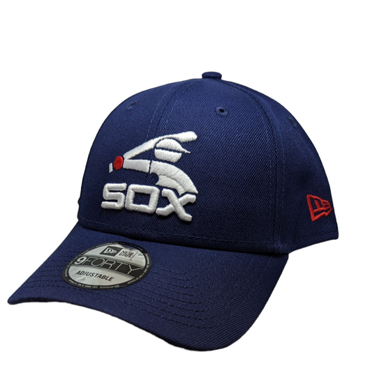 Chicago White Sox Cooperstown New Era The League Navy 9FORTY Adjustable Hat