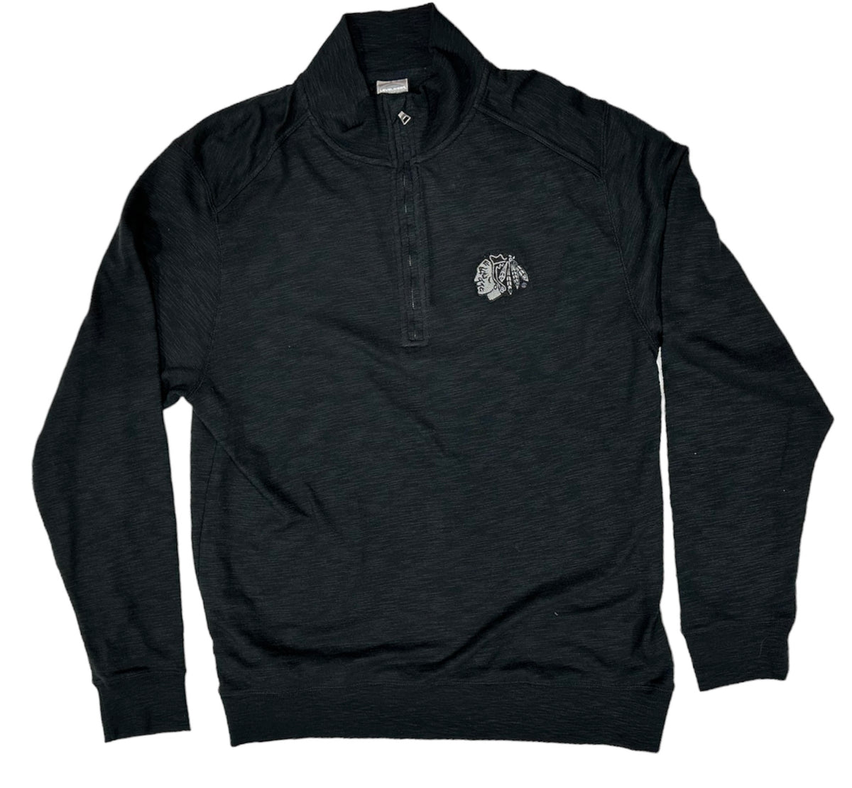 Men's Chicago Blackhawks 1/4 Zip Hudson Faux Show By Levelwear - Pro Jersey Sports