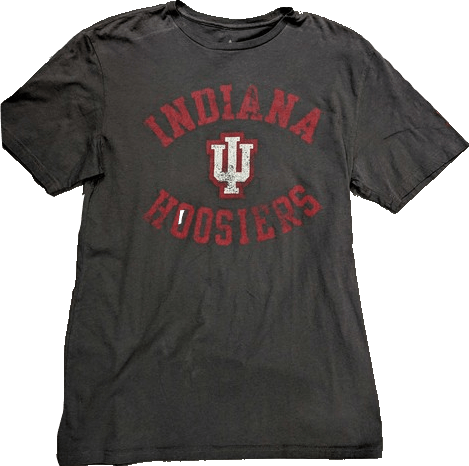 NCAA Mens adidas Indiana Hoosiers Storm Gray Gym Class Tee - Pro Jersey Sports