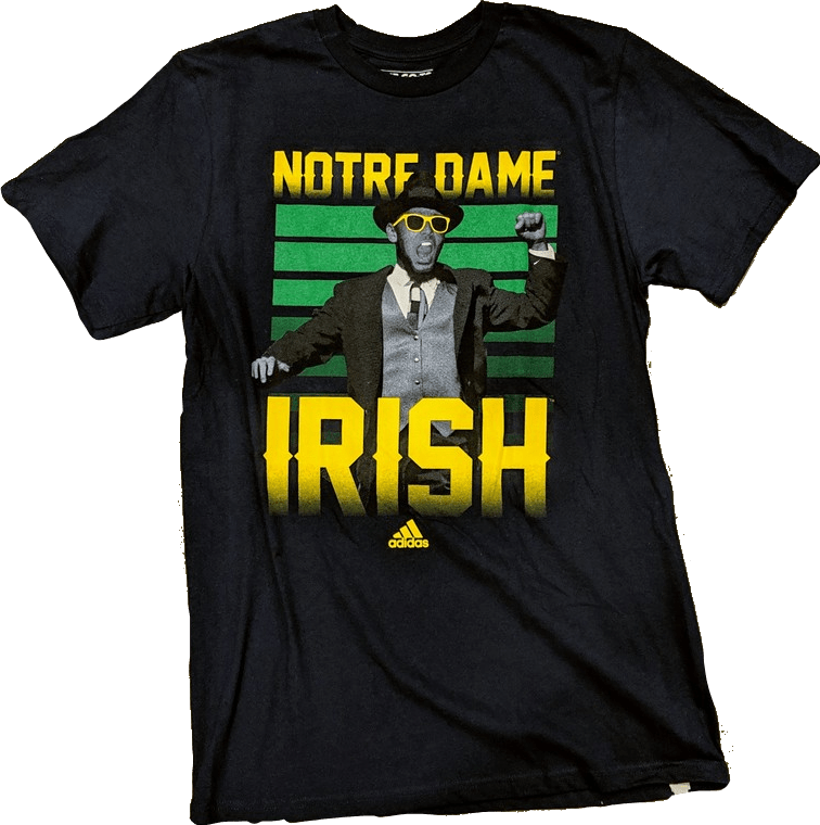 Men's NCAA Notre Dame Fighting Irish adidas Futures Tee - Pro Jersey Sports