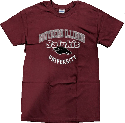 Mens Southern Illinois Salukis Maroon Campus One T-Shirt - Pro Jersey Sports