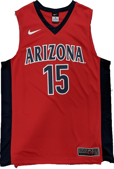 NCAA Mens Arizona Wildcats #15 Cardinal Red NIKE Basketball Jersey - Pro Jersey Sports
