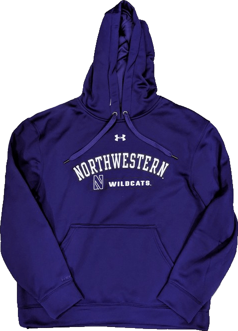 Men's Northwestern Wildcats Under Armour Armourfleece 2.0 Purple Hoodie - Pro Jersey Sports