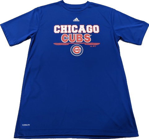 MLB adidas Chicago Cubs Youth Climalite T-Shirt - Pro Jersey Sports