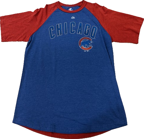 Youth Chicago Cubs 1/4 Sleeve Raglan Tee - Pro Jersey Sports
