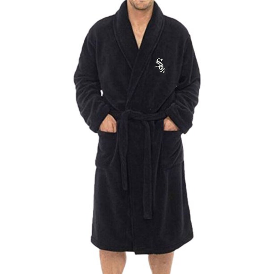Men's Chicago White Sox Black Bathrobe - Pro Jersey Sports