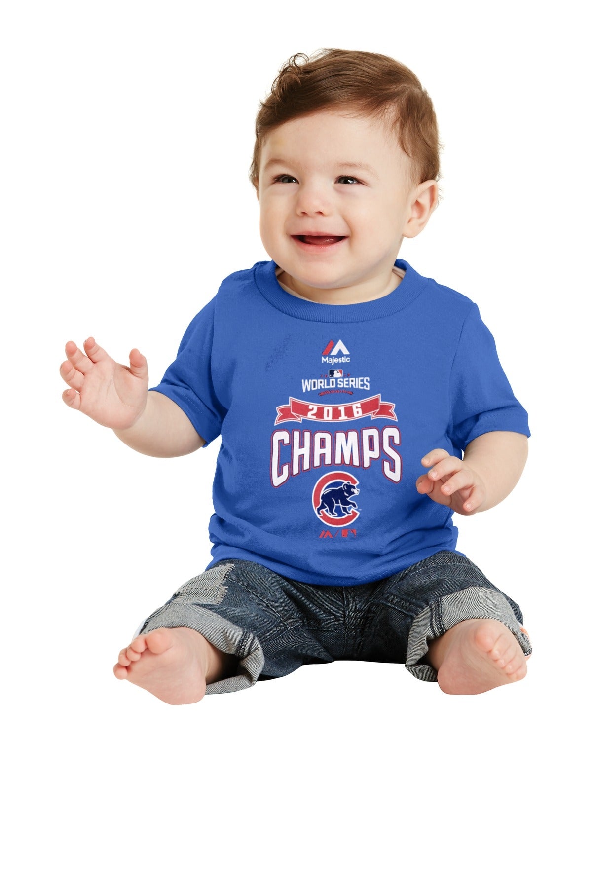Majestic Chicago Cubs Infant Royal 2016 World Series Champs T-Shirt - Pro Jersey Sports