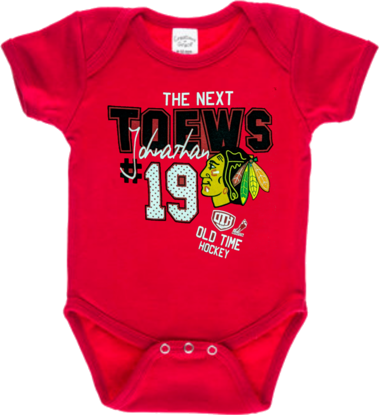 NHL Chicago Blackhawks "The Next Jonathan Toews" Infant Jersey Creeper - Pro Jersey Sports