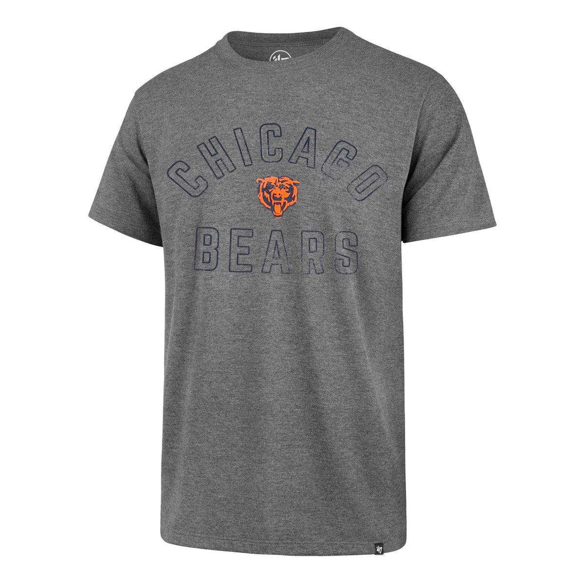 Chicago Bears Slate Grey Gym Class Club Tee By ’47 Brand - Pro Jersey Sports