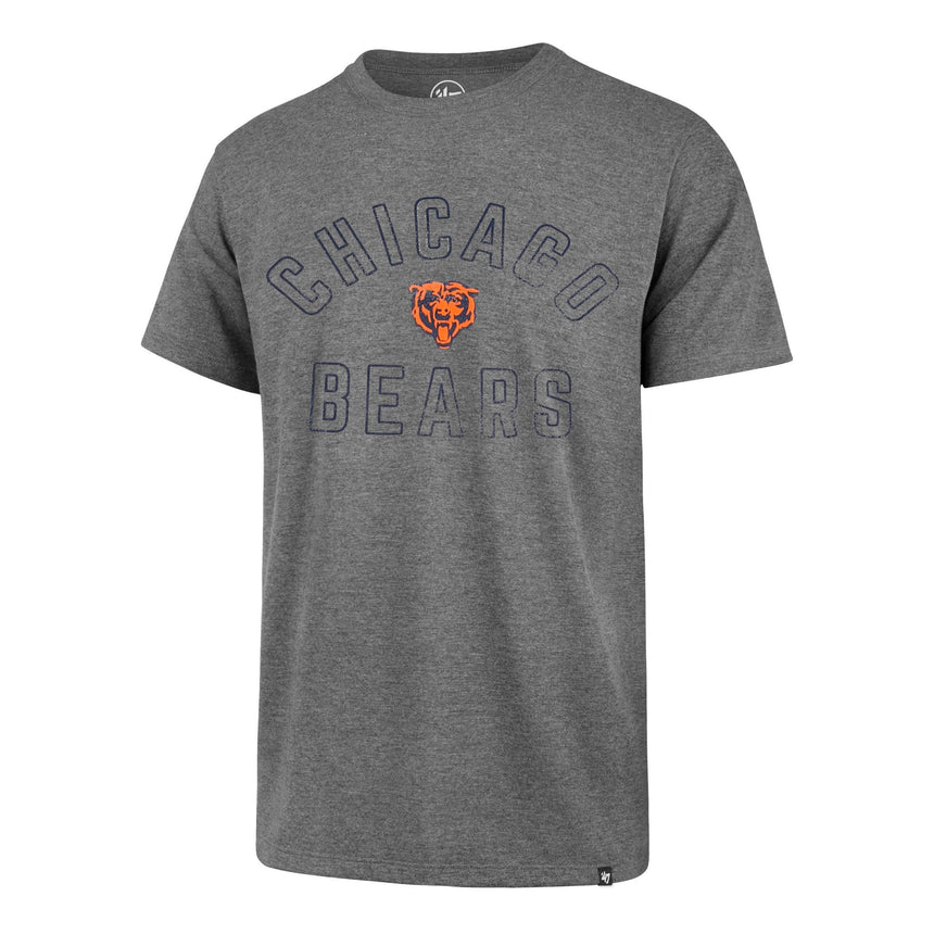 Chicago Bears Slate Grey Gym Class Club Tee By ’47 Brand - Pro Jersey Sports