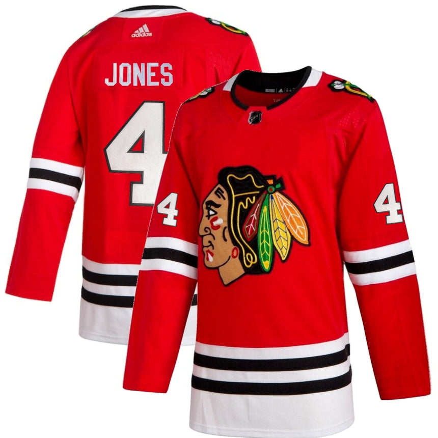Men's Seth Jones Chicago Blackhawks Home Red Adidas Authentic Jersey - Pro Jersey Sports