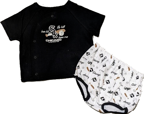 Infant Chicago White Sox Fly Ball 2-Piece Top and Bottom Set - Pro Jersey Sports
