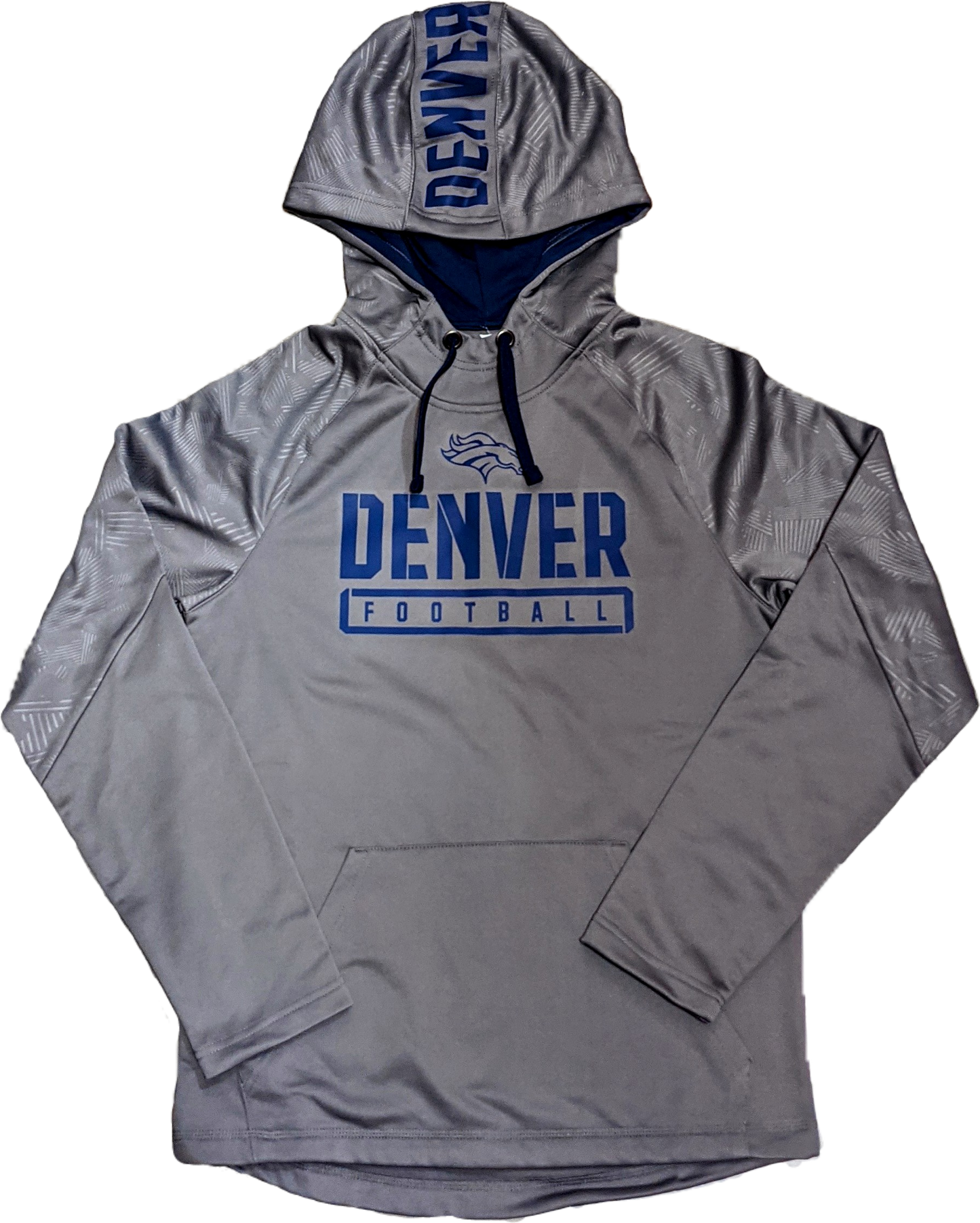 Men's Denver Broncos NFL Fanatics Branded Anthracite Performance Hoodie - Pro Jersey Sports