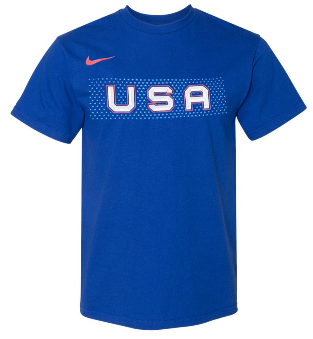 Men's USA Hockey Nike Core Royal Blue T-Shirt - Pro Jersey Sports
