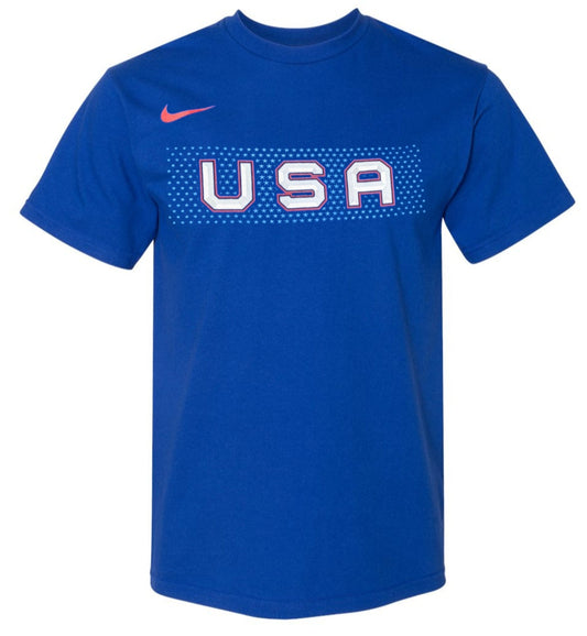 Men's USA Hockey Nike Core Royal Blue T-Shirt - Pro Jersey Sports