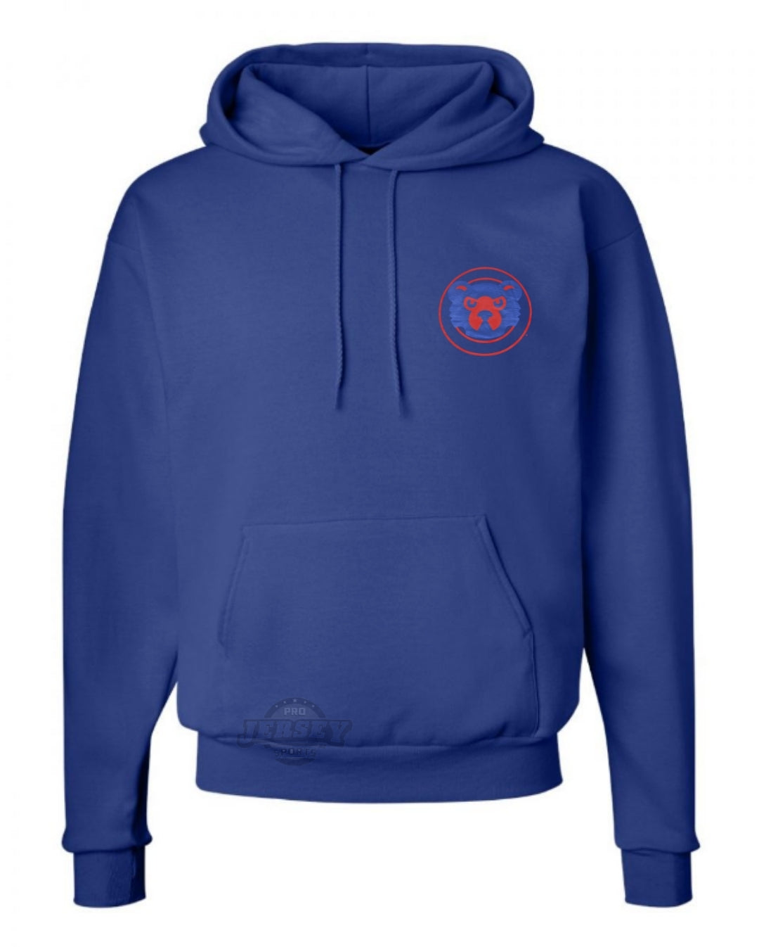 Mens Chicago Cubs New Era Blue Cooperstown Collection 1994-1996 Logo Hoodie