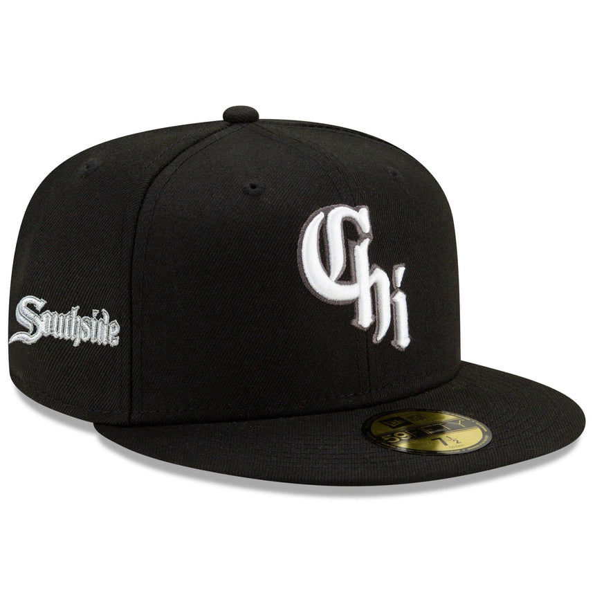 Men's Chicago White Sox New Era Black City Connect Southside 59FIFTY Fitted Hat - Pro Jersey Sports