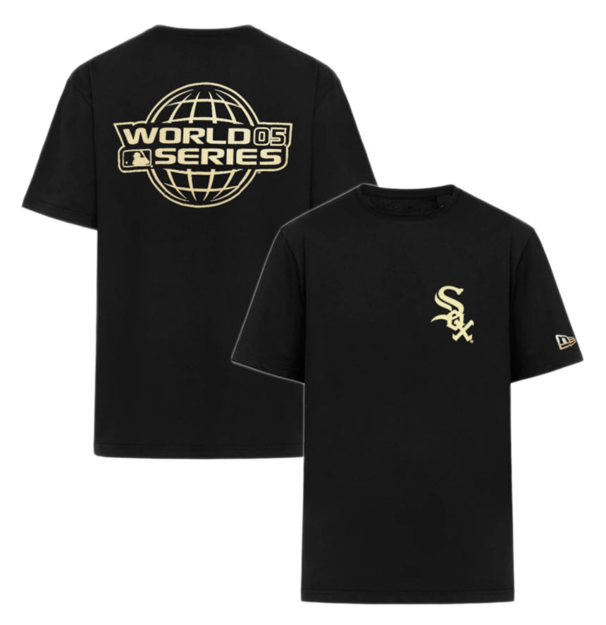 Men's Chicago White Sox 2005 World Series Black New Era Tee - Pro Jersey Sports
