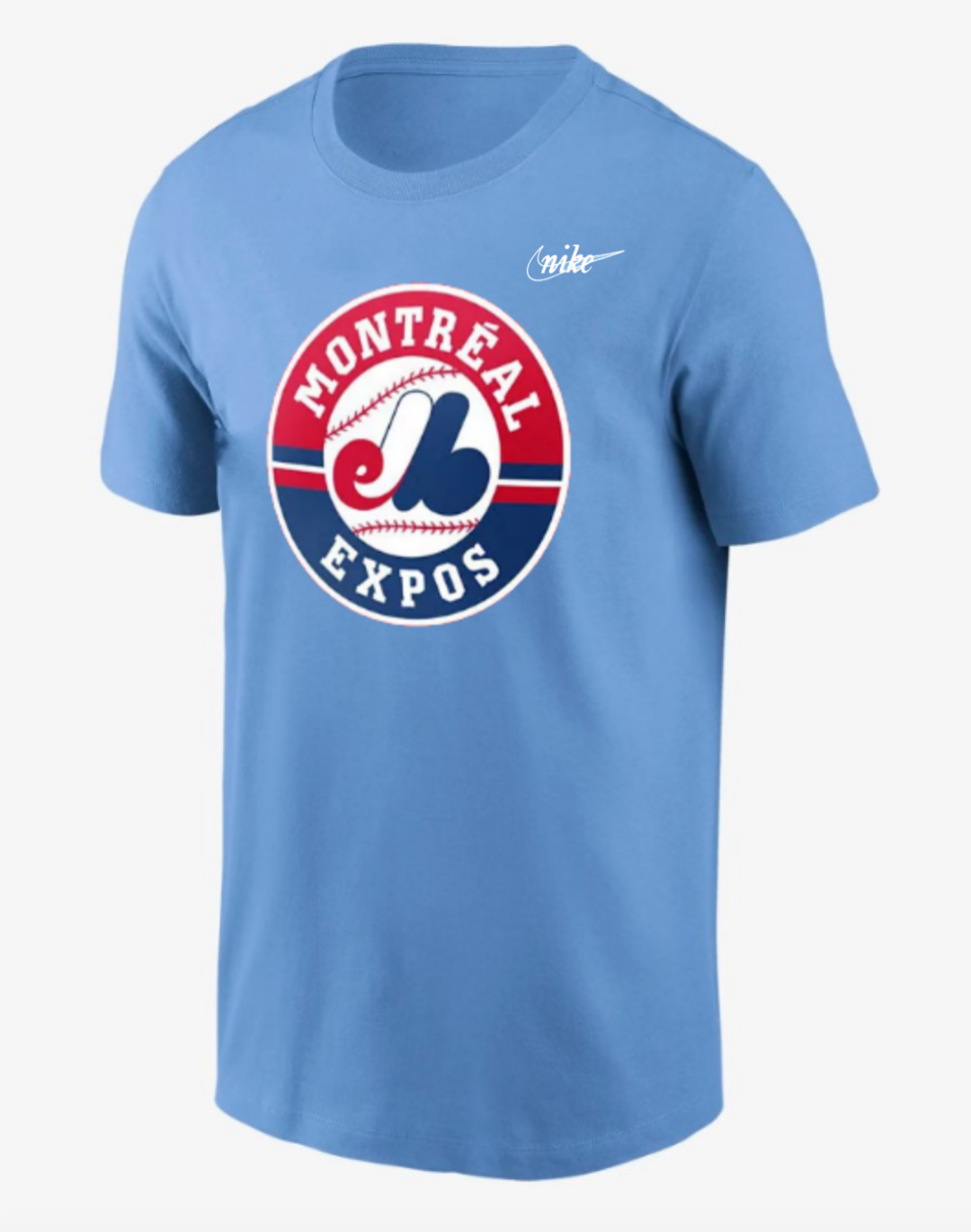 Men's Montreal Expos Valor Blue Cooperstown Collection Logo T-Shirt - Pro Jersey Sports