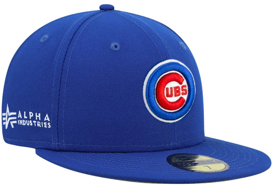 Chicago Cubs X Alpha Industries Royal New Era 59FIFTY Fitted Hat - Pro Jersey Sports