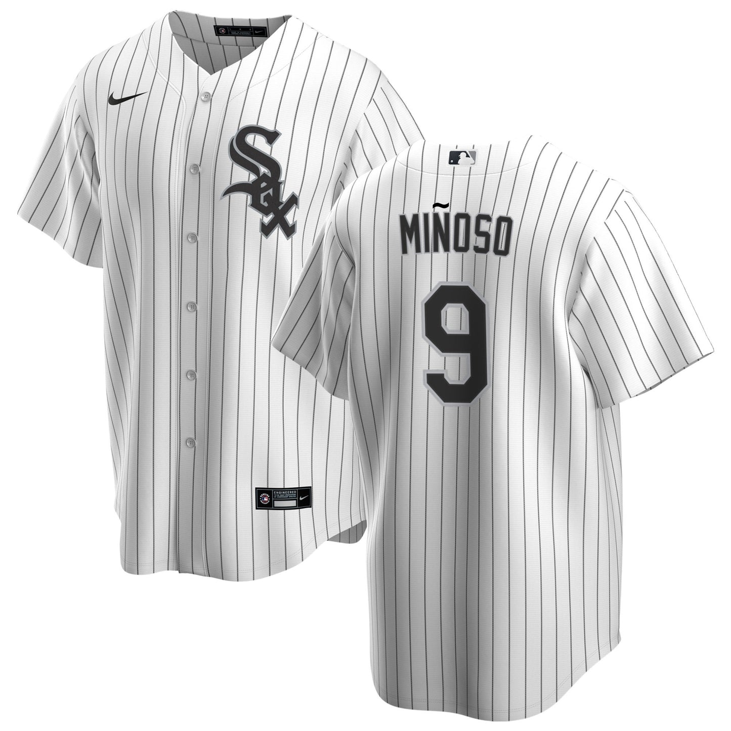 NIKE Men's Minnie Minoso Chicago White Sox White Home Premium Twill Replica Jersey - Pro Jersey Sports