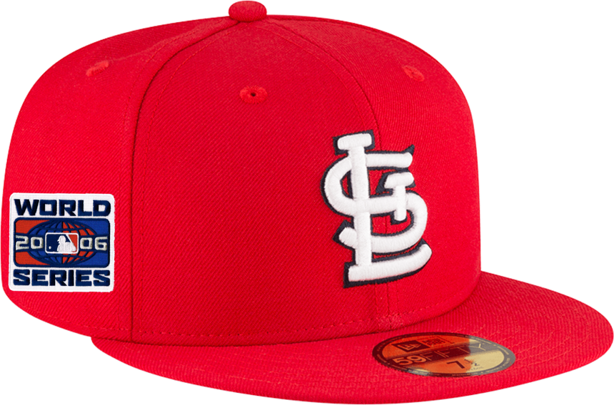 St. Louis Cardinals Classic 2006 World Series Red New Era 59Fifty Fitted Hat - Pro Jersey Sports