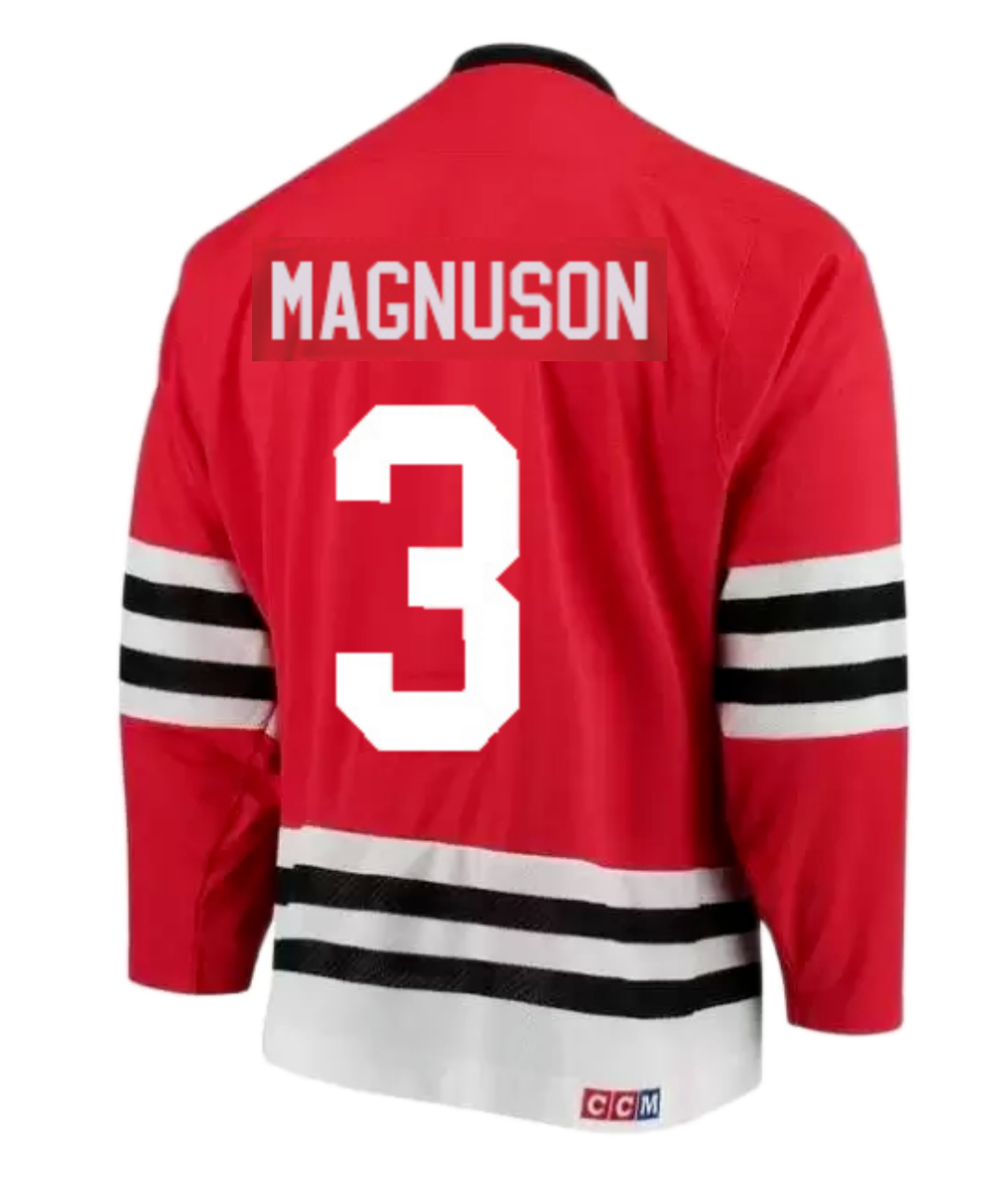 Men's Keith Magnuson Chicago Blackhawks Heroes Of Hockey Red CCM Replica Jersey - Pro Jersey Sports