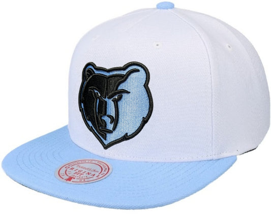 Men's Memphis Grizzlies Mitchell & Ness NBA University Home 2 Tone Snapback Hat - Pro Jersey Sports
