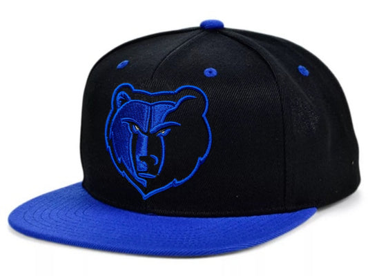 Men's Memphis Grizzlies Mitchell & Ness NBA Black Royalty Adjustable Snapback Hat - Pro Jersey Sports