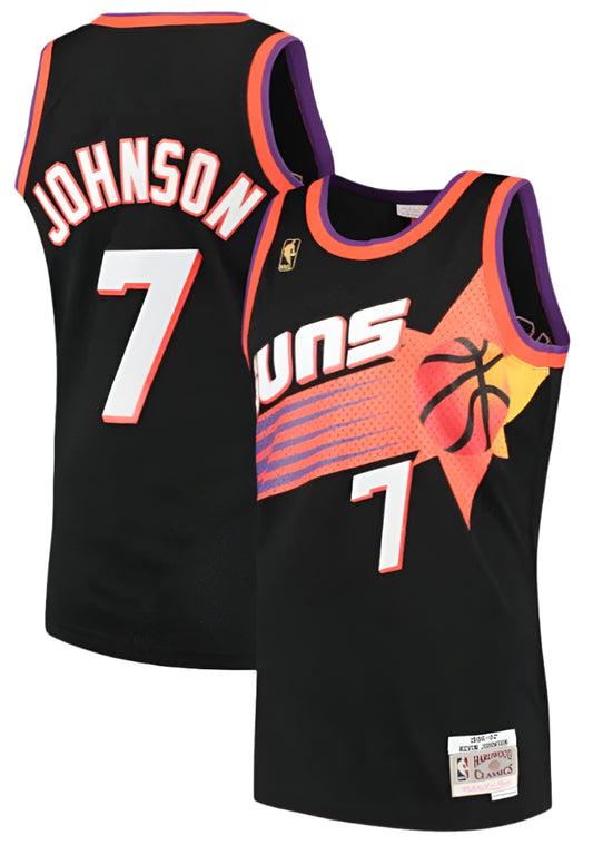 Youth Phoenix Suns Kevin Johnson Mitchell & Ness Black 1996-97 Hardwood Classics Swingman Jersey - Pro Jersey Sports
