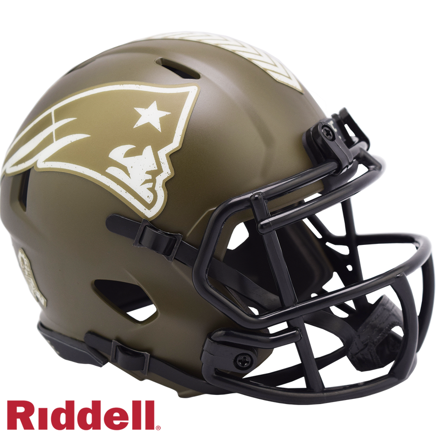 Riddell New England Patriots 2022 Salute To Service Speed Mini Helmet - Pro Jersey Sports