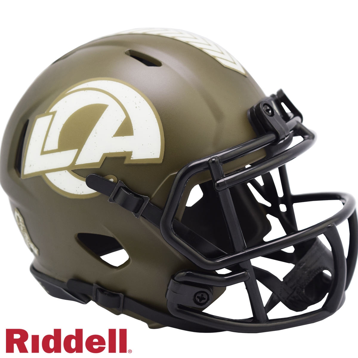 Riddell Los Angeles Rams 2022 Salute To Service Speed Mini Helmet - Pro Jersey Sports