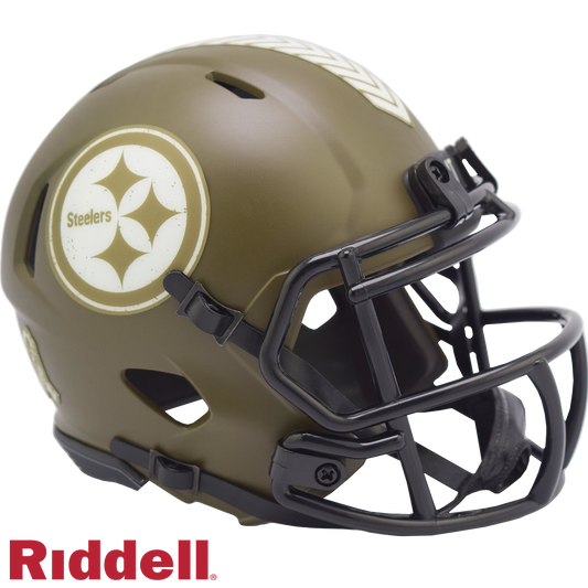 Riddell Pittsburgh Steelers 2022 Salute To Service Speed Mini Helmet - Pro Jersey Sports