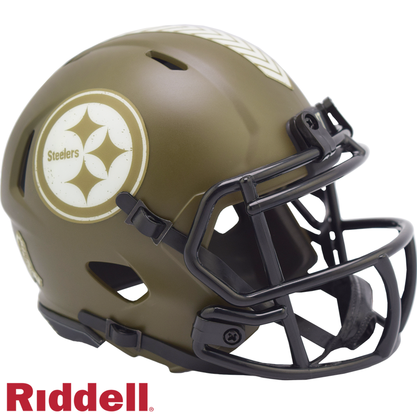 Riddell Pittsburgh Steelers 2022 Salute To Service Speed Mini Helmet - Pro Jersey Sports