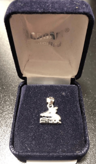 LogoArt Chicago White Sox Sterling Silver Batterman Pendant - Pro Jersey Sports