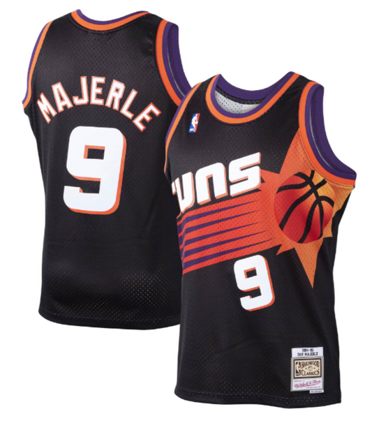 Men's Phoenix Suns Dan Marjerle Mitchell & Ness Black Hardwood Classics Swingman Jersey - Pro Jersey Sports