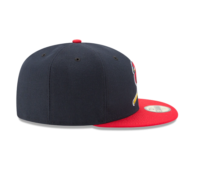 Men's St. Louis Cardinals New Era Navy/Red Game Authentic Collection Alternate 2 On-Field 59FIFTY Fitted Hat - Pro Jersey Sports