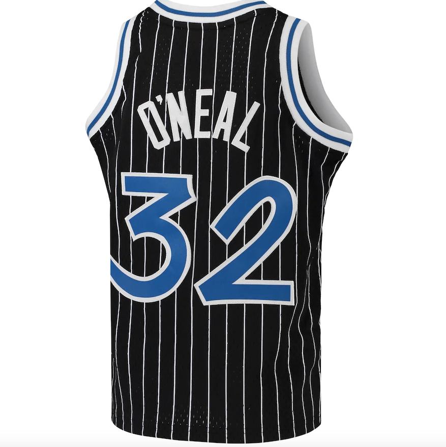 Youth Mitchell & Ness Shaquille O'Neal Black Orlando Magic 1994-95 Hardwood Classics Swingman Throwback Jersey - Pro Jersey Sports