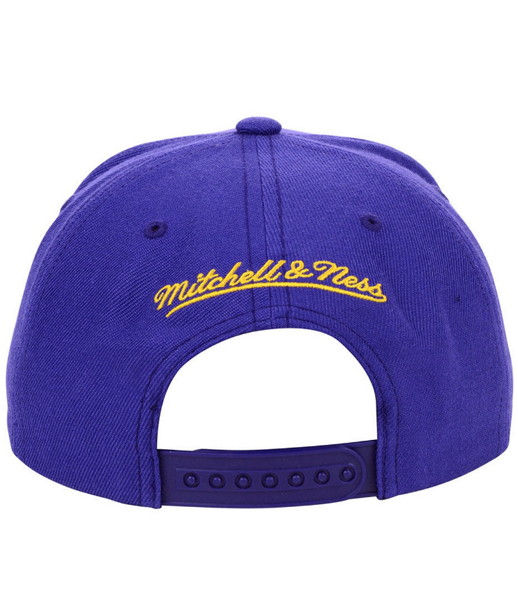 Mens NBA Los Angeles Lakers Purple/Gold Wool 2 Tone Snapback Hat By Mitchell And Ness - Pro Jersey Sports