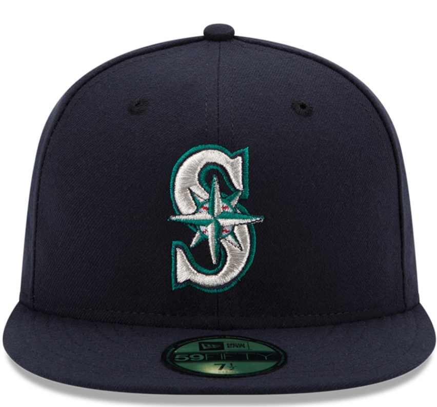 Men's Seattle Mariners New Era Navy Authentic Collection On Field 59FIFTY Fitted Hat