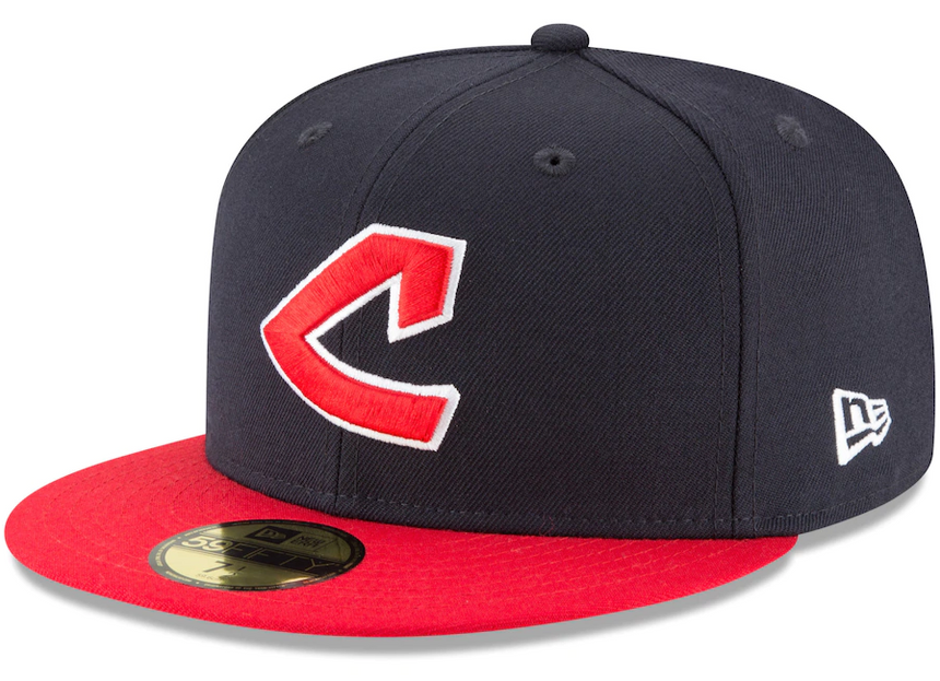 Men's Cleveland Guardians New Era Navy Cooperstown Collection Wool 59FIFTY Fitted Hat - Pro Jersey Sports