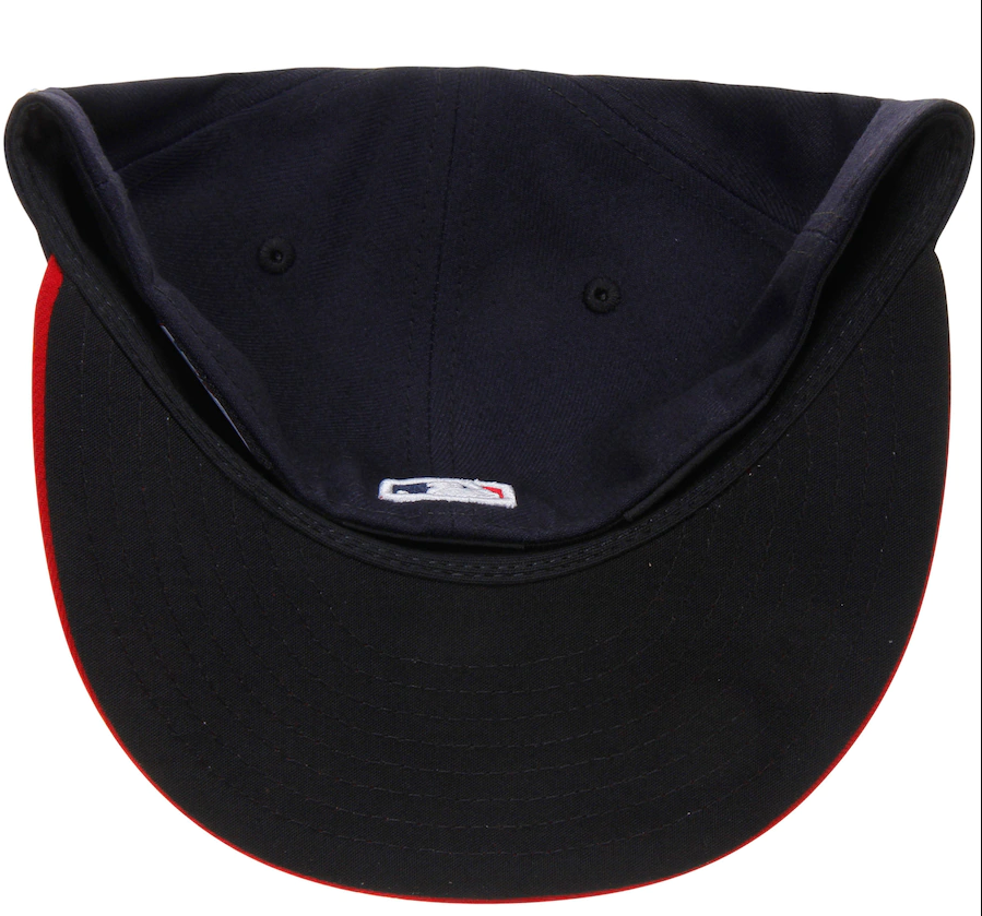 Men's Atlanta Braves New Era Navy/Red Home Authentic Collection On-Field 59FIFTY Fitted Hat - Pro Jersey Sports