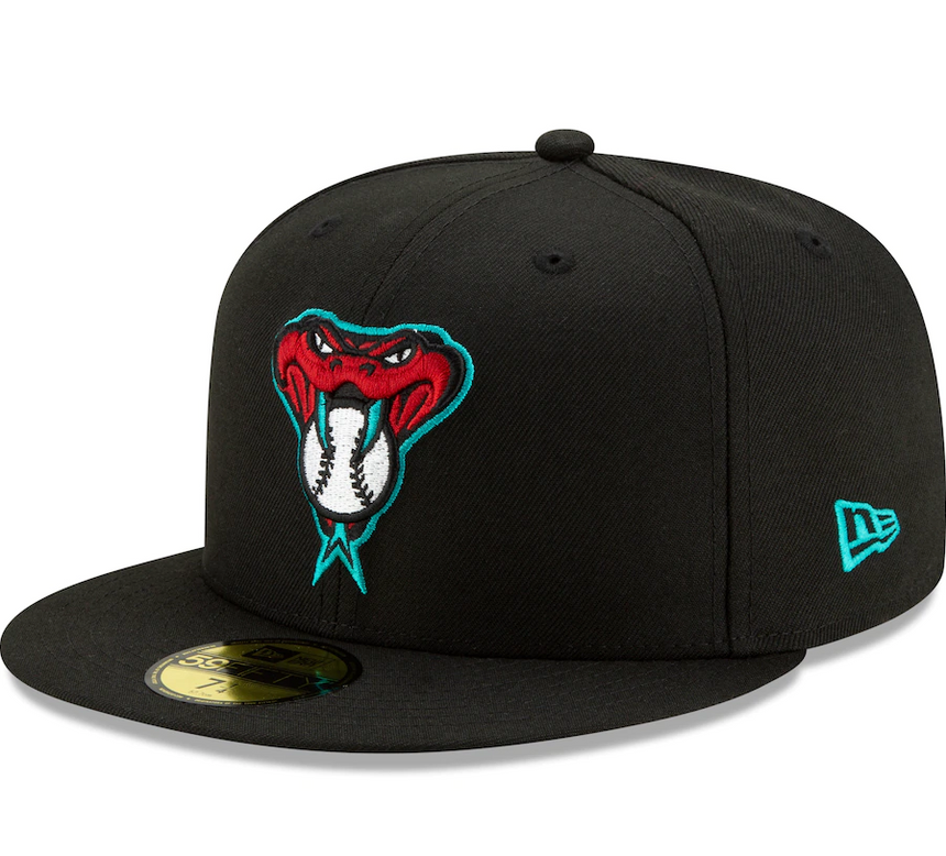 Men's Arizona Diamondbacks New Era Black Alternate Authentic Collection On-Field 59FIFTY Fitted Hat - Pro Jersey Sports