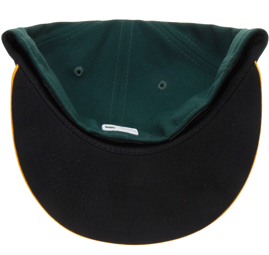 Men's Athletics New Era Green/Yellow Home Authentic Collection On-Field 59FIFTY Fitted Hat - Pro Jersey Sports